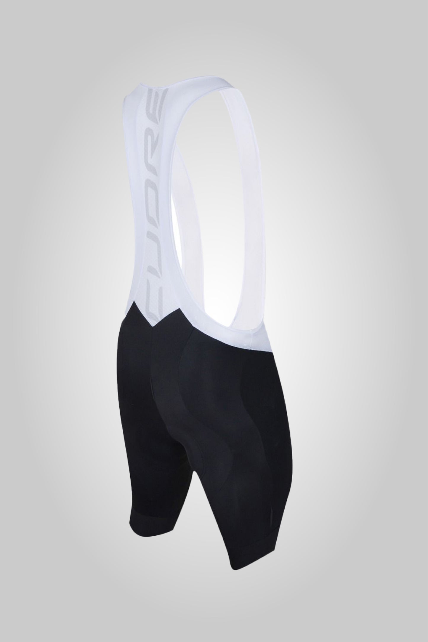 CUORE Herren Radhose mit weißen Trägern: Silver Bib Short