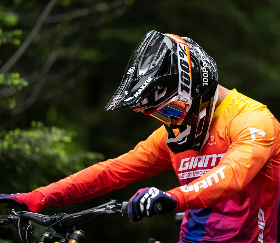 Giant MTB Team in CUORE Radbekleidung