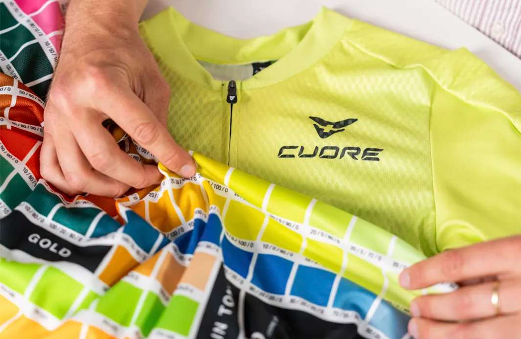 Radtrikot bedrucken mit CUORE